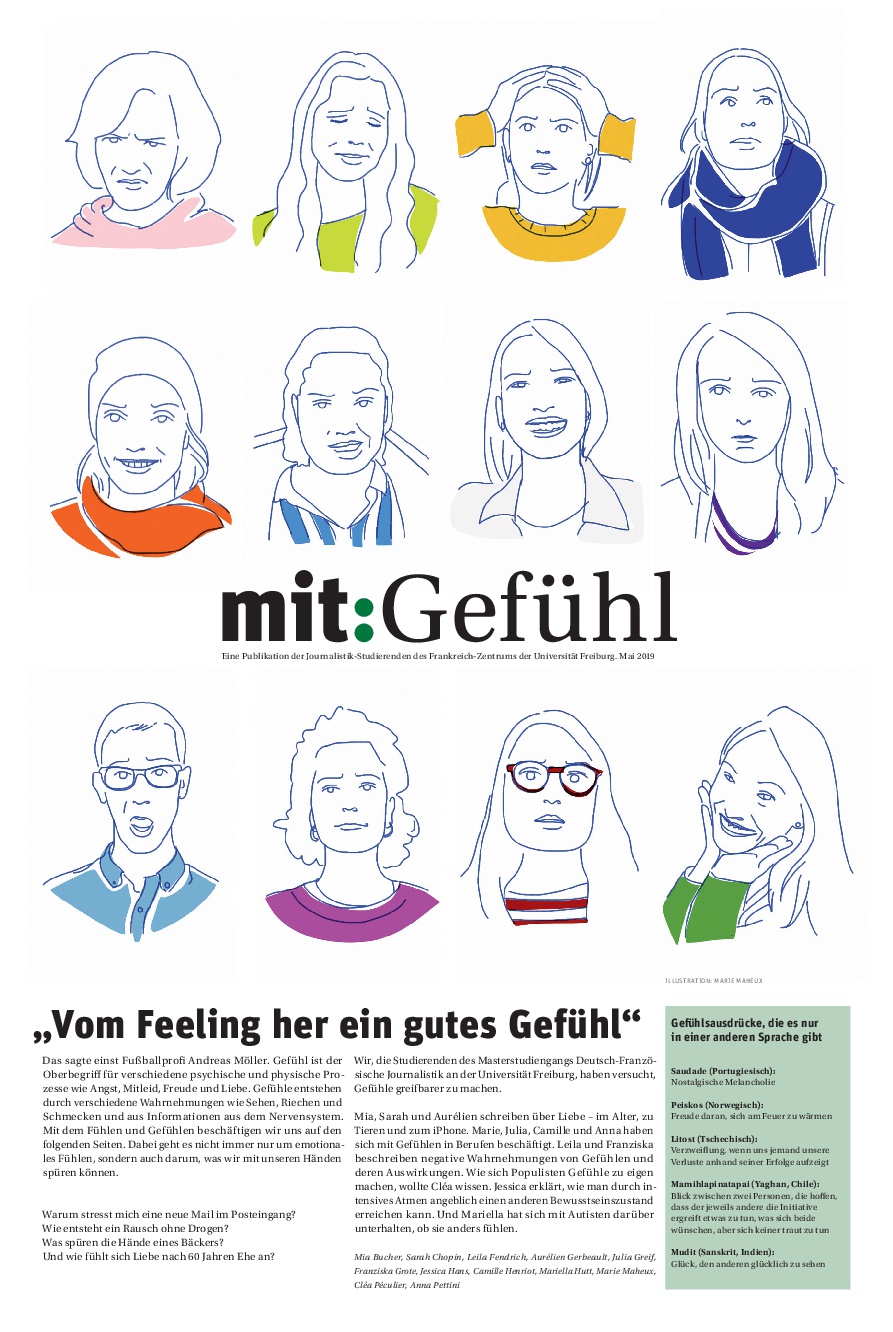 Zeitungsprojekt 2019 Mitgefühl